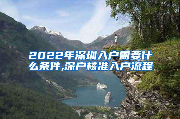 2022年深圳入户需要什么条件,深户核准入户流程