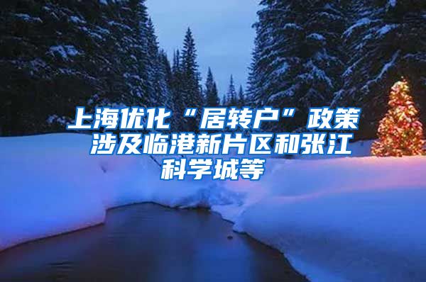 上海优化“居转户”政策 涉及临港新片区和张江科学城等