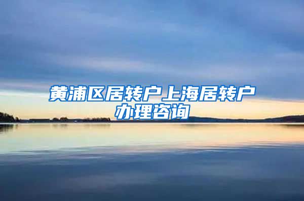 黄浦区居转户上海居转户办理咨询