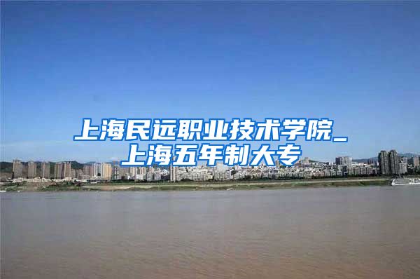 上海民远职业技术学院_上海五年制大专