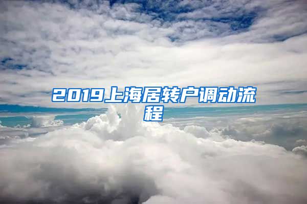 2019上海居转户调动流程