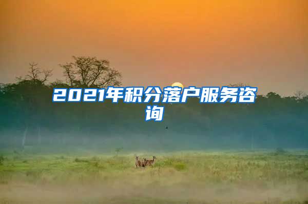 2021年积分落户服务咨询