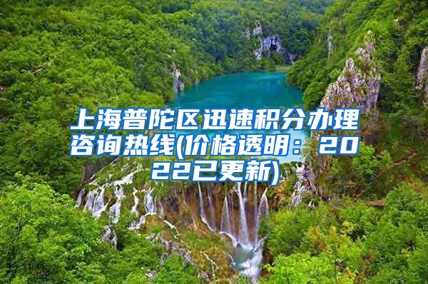 上海普陀区迅速积分办理咨询热线(价格透明：2022已更新)