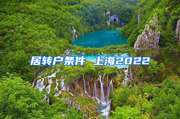 居转户条件 上海2022