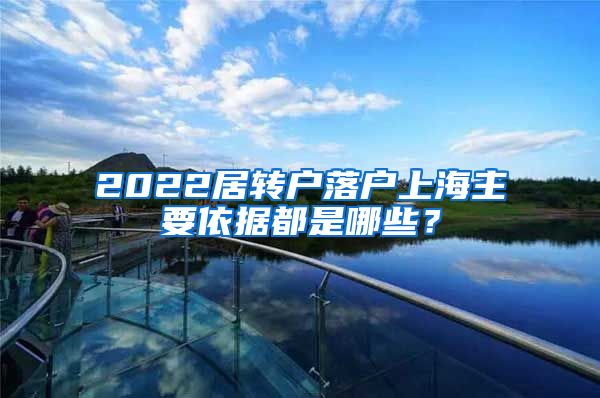 2022居转户落户上海主要依据都是哪些？